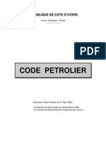 Code Petrolier Côte-d'Ivoire