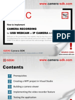 How to implement camera recording for USB webcam or IP camera in C#.NET