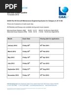 Mumbai Exam Centre Timetable 2012