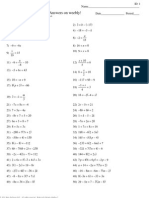 Algebra 1 - 1119 Quest Study Guide - Answers On Weebly