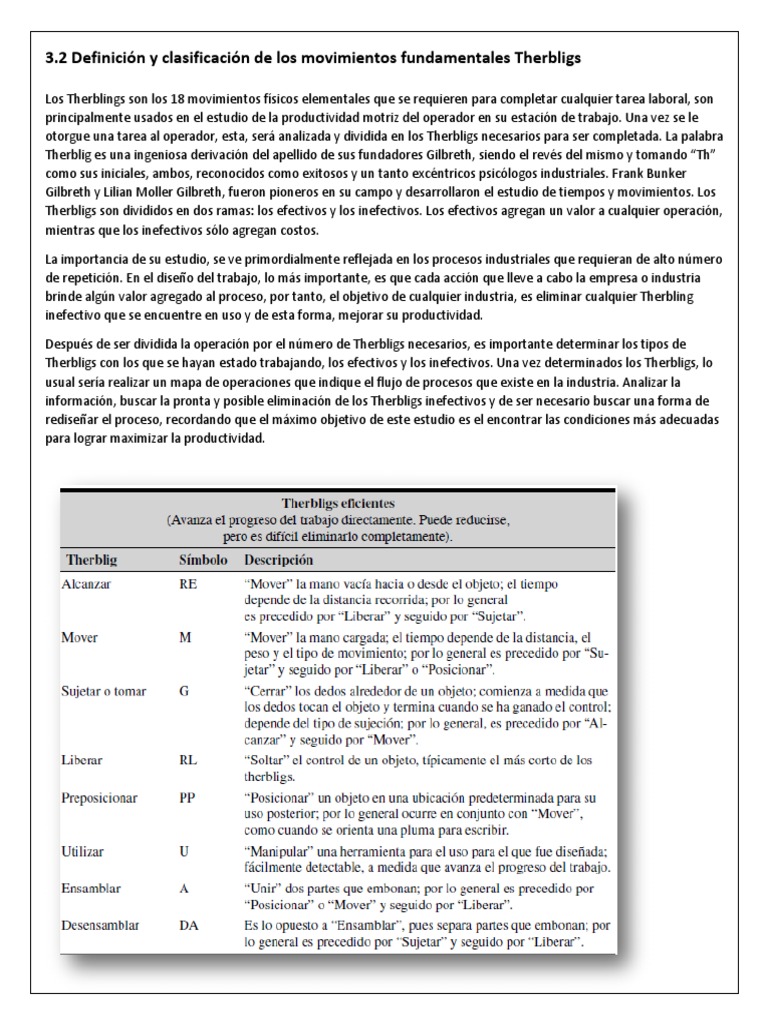 3.2 Definición y Clasificación de Los Movimientos