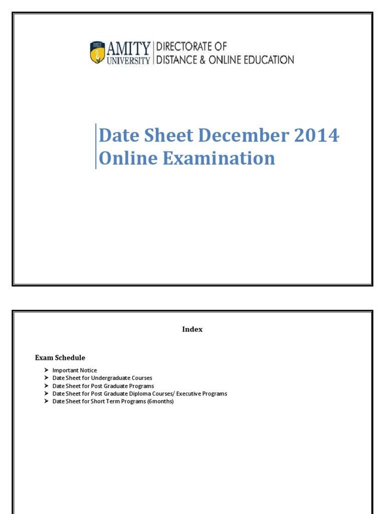 Date Sheet | PDF | Accounting | Economics