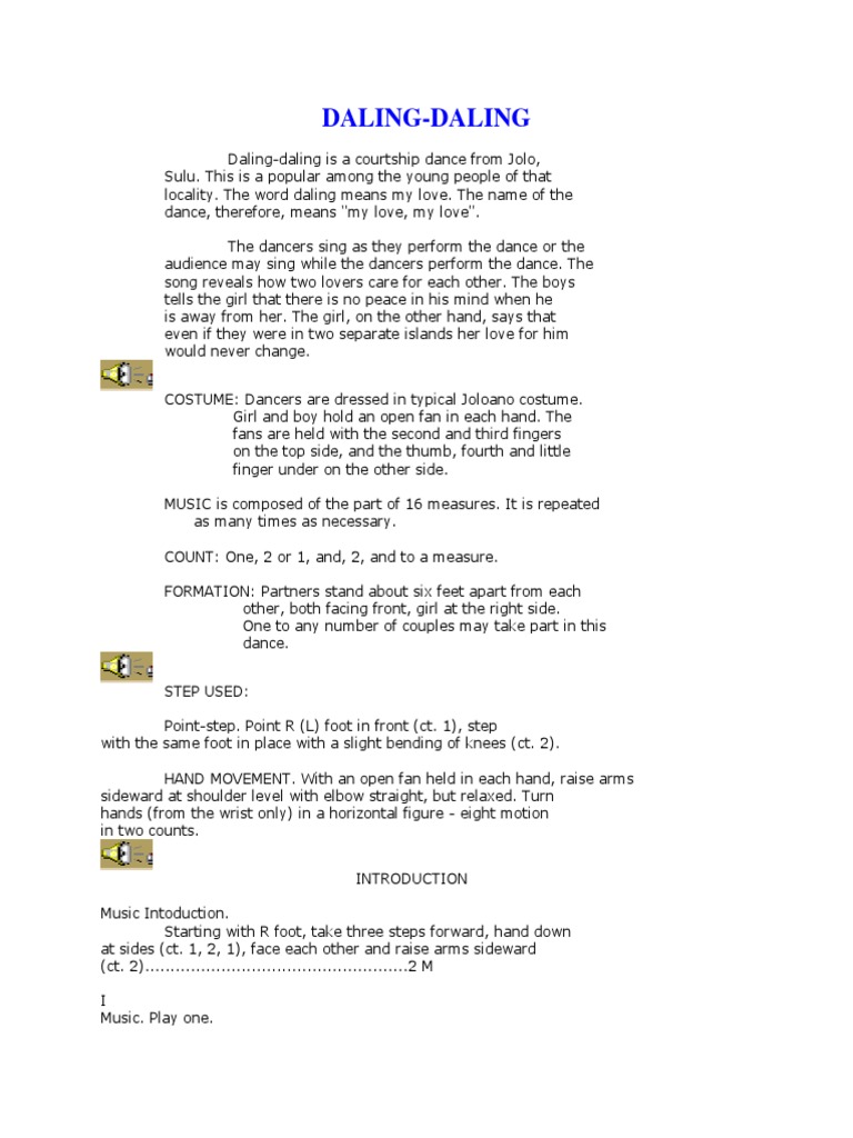 Folk Dance 1 Pdf Dances