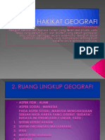 Hakikat Geografi