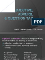 7-Adjective and Adverbs