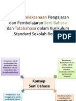 Langkah Pelaksanaan Pengajaran Dan Pembelajaran Seni Bahasa Dan