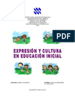 Expresión y Cultura en Educación Inicial