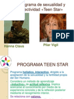 Charla Teen Star Profesores Explicación Del Programa