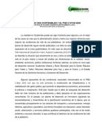 Medios de Vida Sostenibles y El PND K'atun 2032