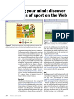 Exercising Your Mind: Discover The Physics of Sport On The Web
