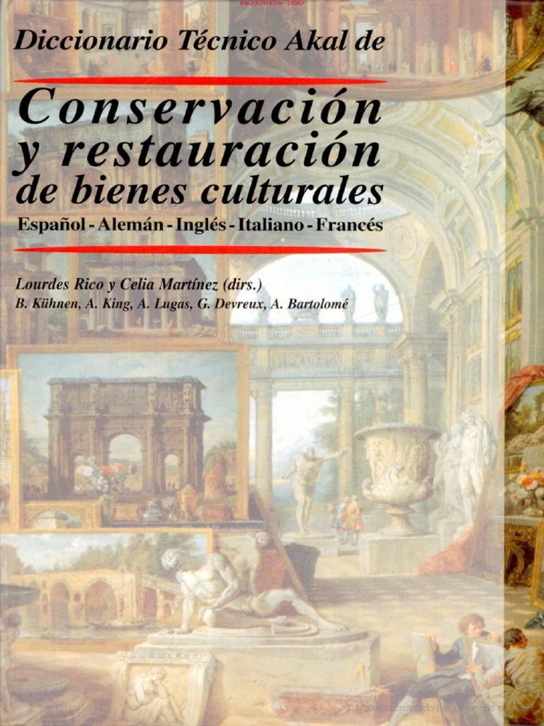 Diccionario TÃ©cnico AkaL de ConservaciÃ³n y RestauraciÃ³n de Bienes  Culturales | PDF | Diccionario | Pinturas