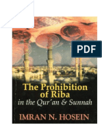The Prohibition of Riba in Quran and Sunnah