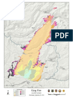 King Fire Progression Map