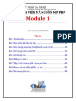 PHP - Module 1 - TTTH DH KHTN PDF