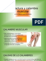 Contractura y Calambre Muscular