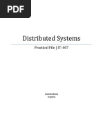 Distributed Systems: Practical File - IT-407