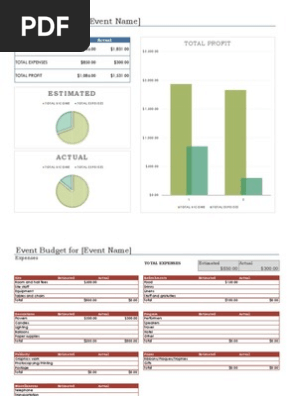 Event Budget 2