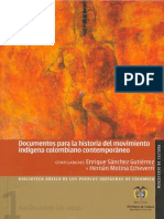 Documentos Para La Historia Del Movimiento Indigena