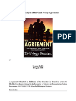 Critical Analysis of the Good Friday Agreement