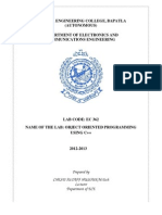 EC 362 C++ Lab Manual PDF