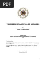 Transferencia Génica en Animales