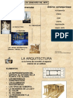 El Lenguaje Artístico; La Arquitectura