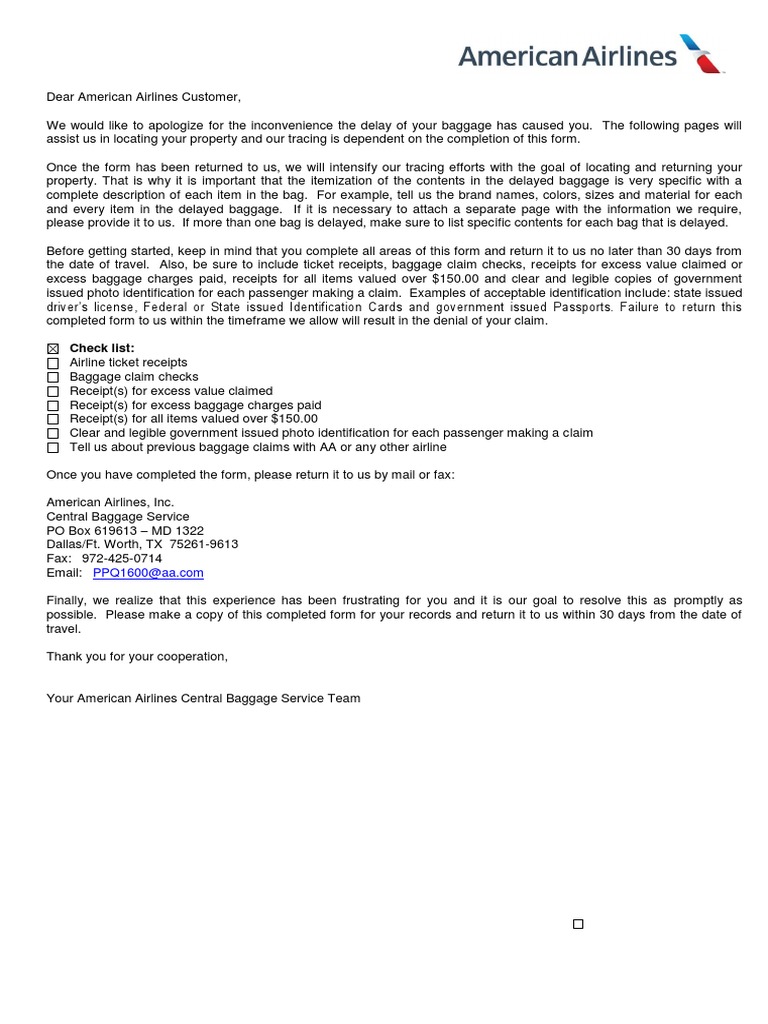 american airlines baggage damage Online Sale