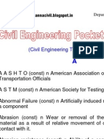 Civil ENgineering Terms and Definitions