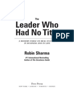 The Leader Who Had No Title Chapter 1