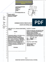 Judge Laurel S. Brady Misconduct Contra Costa County - Receiver Kevin Singer Unauthorized Practice of Law - Motion Authorizing Counsel - State Bar of California - California Attorney General - Supreme Court of California