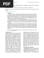 Download Hypoglycemic Activity of 96 Ethanolic Extract of Andrographis paniculata Nees and Swietenia mahagoni Jacq Combination by Gregory Kalona SN246543410 doc pdf