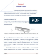 Magnetic Circuits lecture notes by Dr. Ahsan