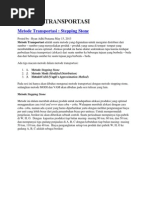 Download METODE TRANSPORTASI by Ukuyilingisa SN246546267 doc pdf