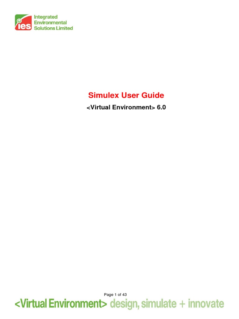 Simulex User Guide for Evacuation Modeling | PDF | Stairs | Simulation
