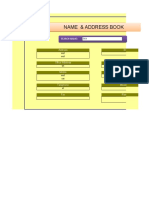 Name & Address Book Name & Address Book