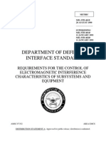 Military standard for emi emc testing