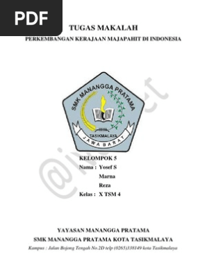 Makalah Perkembangan Kerajaan Majapahit