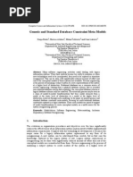 Generic and Standard Database Constraint Meta-Models