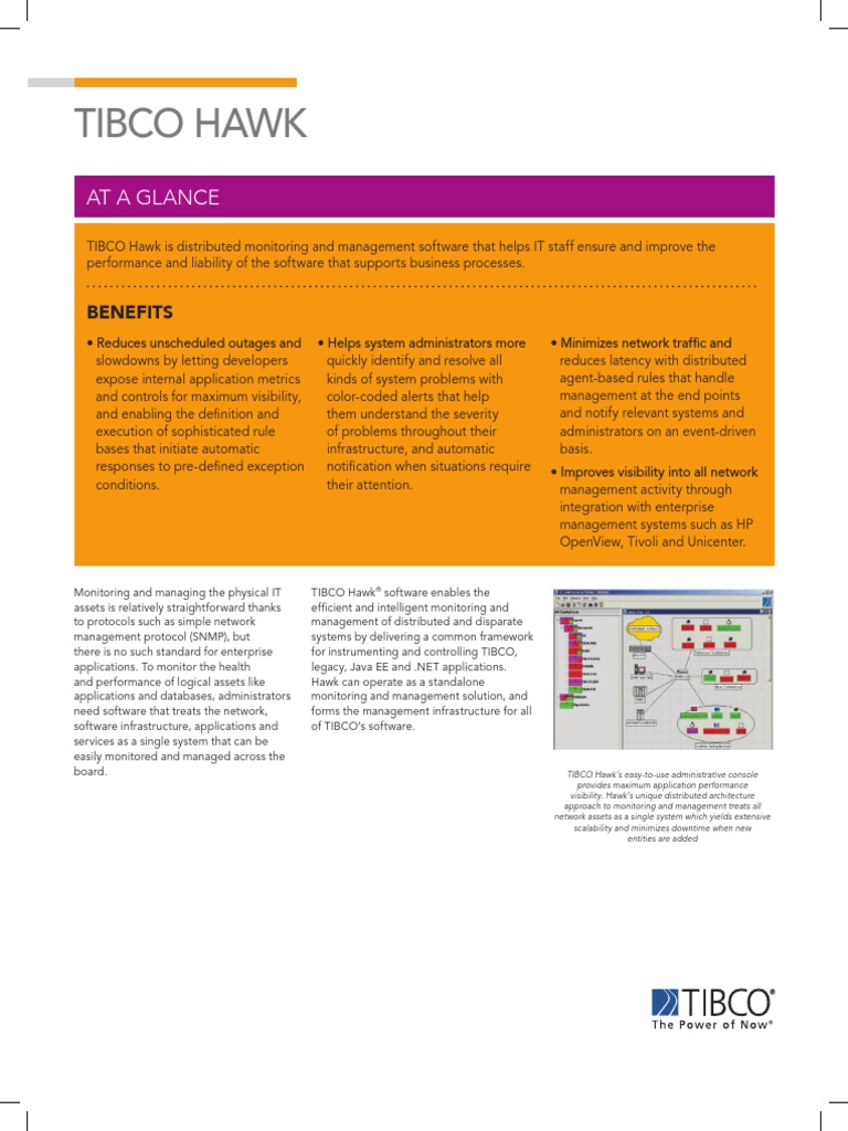 Tibco Hawk: at A Glance | PDF | Operating System | Application ...