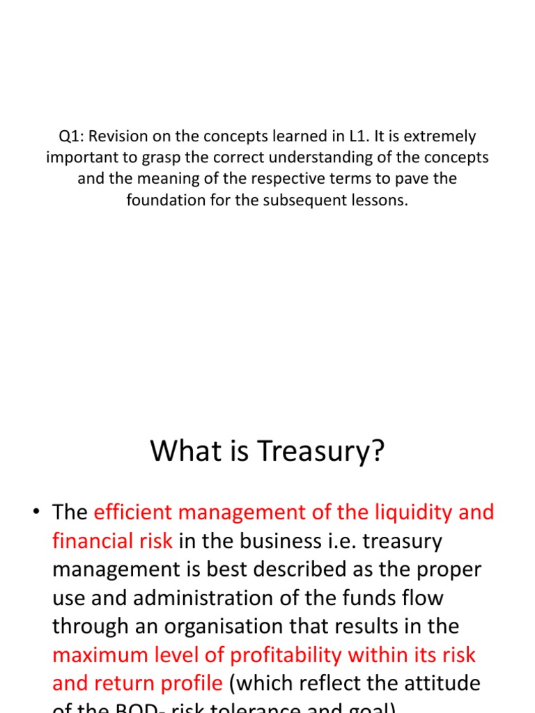 Corporate Treasury Management Download Free Pdf Risk Management