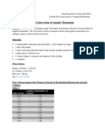 The Conservation of Angular Momentum
