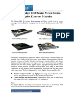 Cisco Catalyst 6500 Series Mixed Media Gigabit Ethernet Modules