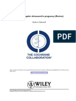 Routine Doppler Ultrasound in Pregnancy (Review) : Bricker L, Neilson JP