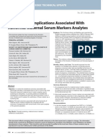 Obstetrical Complications Associated With Abnormal Maternal Serum Markers Analytes