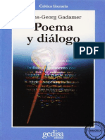 Gadamer, Hans-Georg_Poema y Diálogo