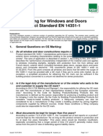 CE Marking For Windows and Doors