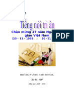Lớp S6 khóa 2007-2010 mừng Ngày Nhà Giáo Việt Nam
