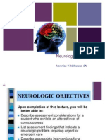 Neurologic Assessment: Veronica V. Vallestero, SN