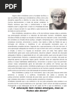 Resumo Aristóteles