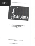GYM JONES Operator Fitness Program